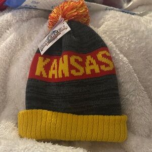 Kansas Knit Beanie with Pom